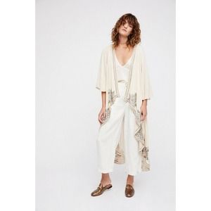 Free People Embellished Sea Swept Duster Kimono